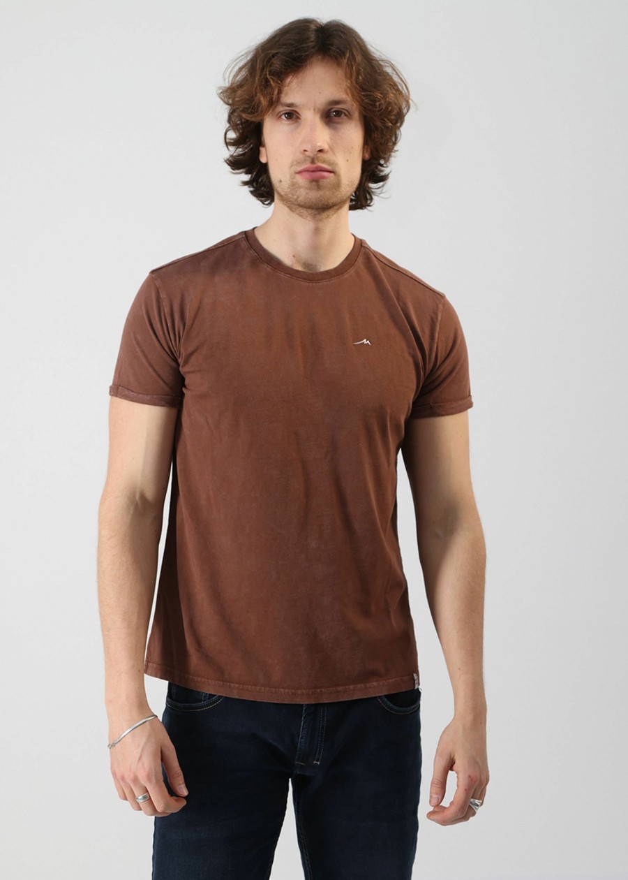 Herren MIRACLE OF DENIM | Au23-Ts897 / T-Shirtin Brown