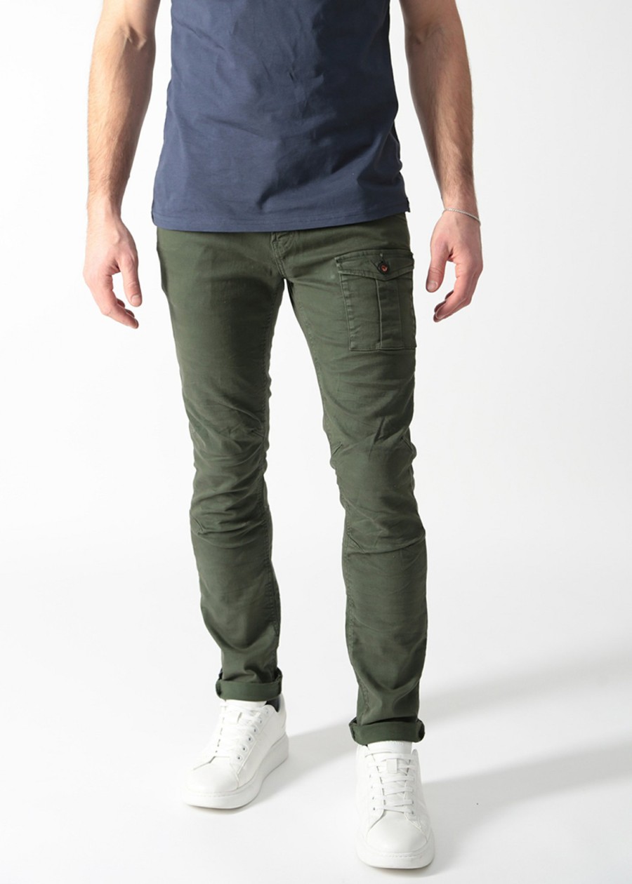 Herren MIRACLE OF DENIM | Edison Tapered Fit / Tapered Fit Jeansin Army Green