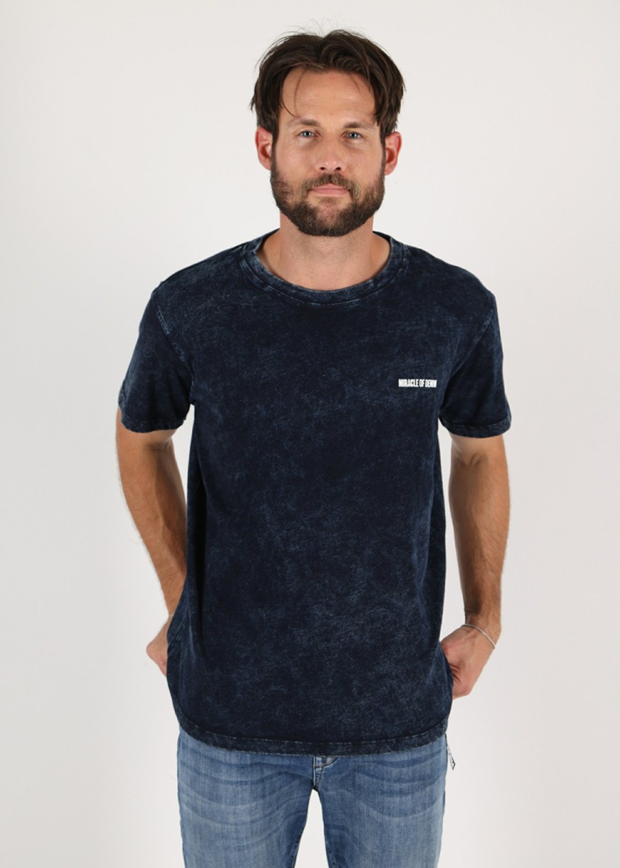 Herren MIRACLE OF DENIM | Sp23-Ts897 / Herren T-Shirtin Indigo