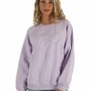 Damen MIRACLE OF DENIM | Au23-Sw340 / Sweatshirtin L.Lilac