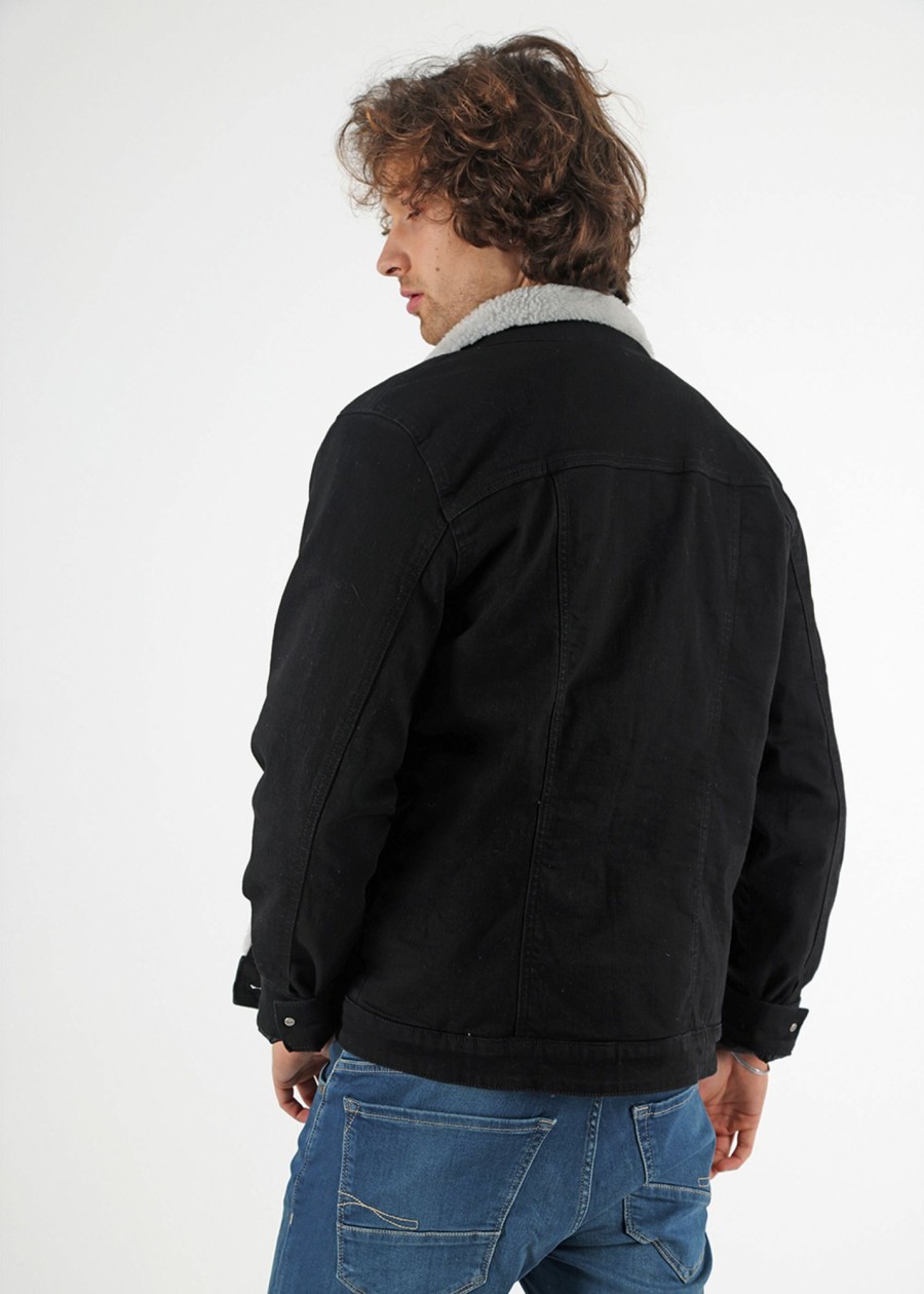 Herren MIRACLE OF DENIM | James Jacket / Jeansjackein Black