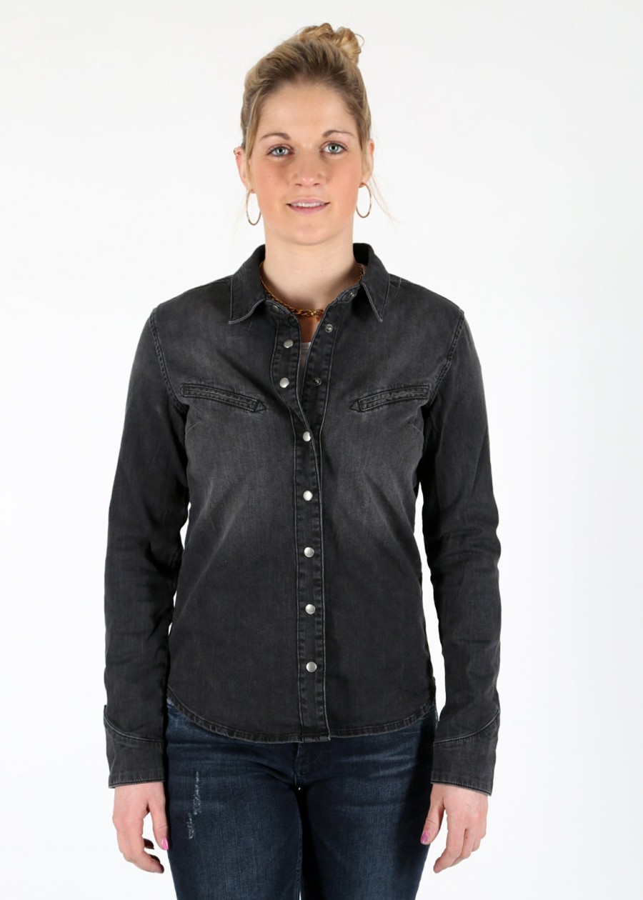 Damen MIRACLE OF DENIM | Jeans Bluse / Blusein Black