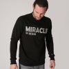 Herren MIRACLE OF DENIM | Sweatshirt / Sweatshirtin Black