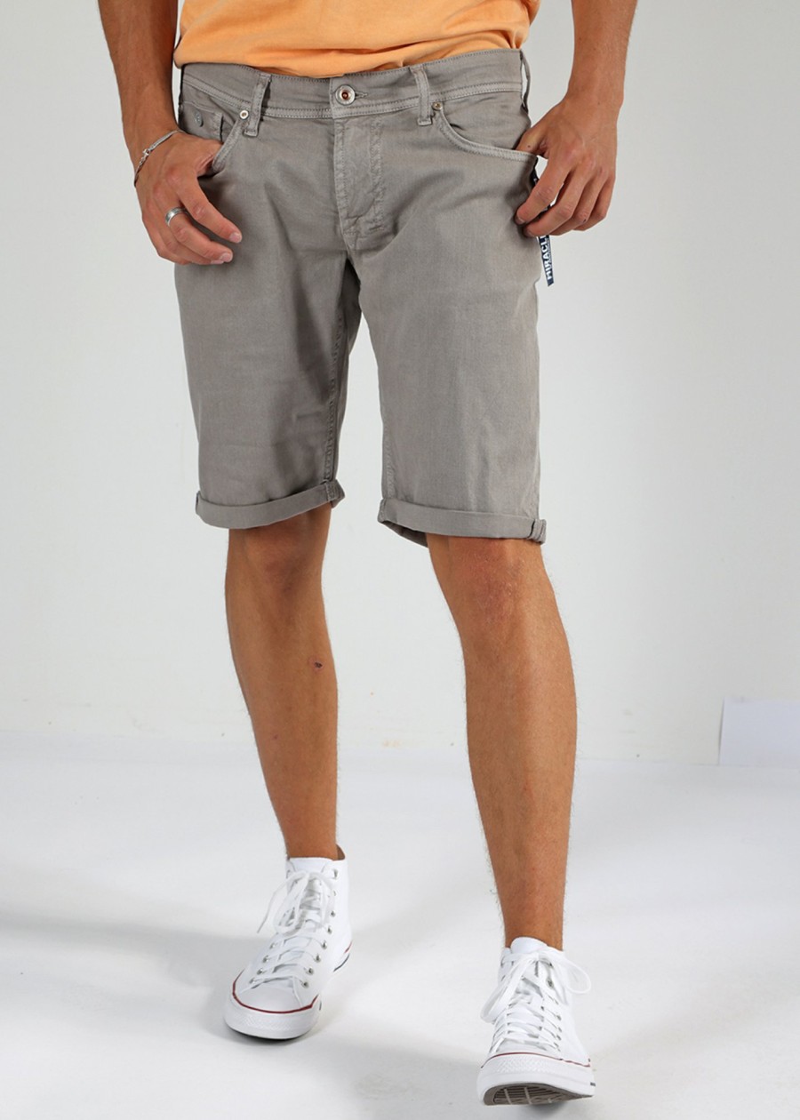 Herren MIRACLE OF DENIM | Thomas Shorts / Jeans Shortsin Light Grey