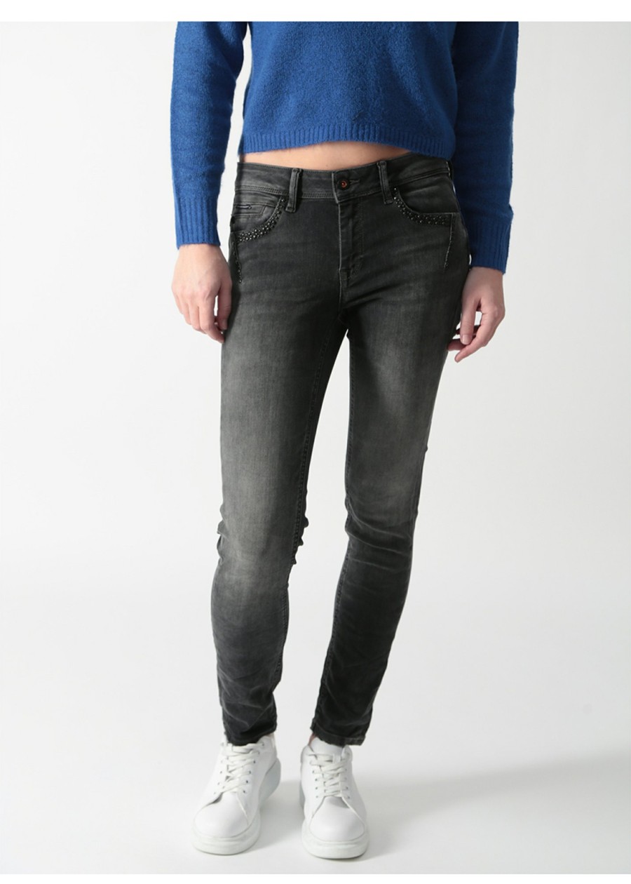 Damen MIRACLE OF DENIM | Misty Slim Fit / Misty Slim Fit Jeansin Narrow Black