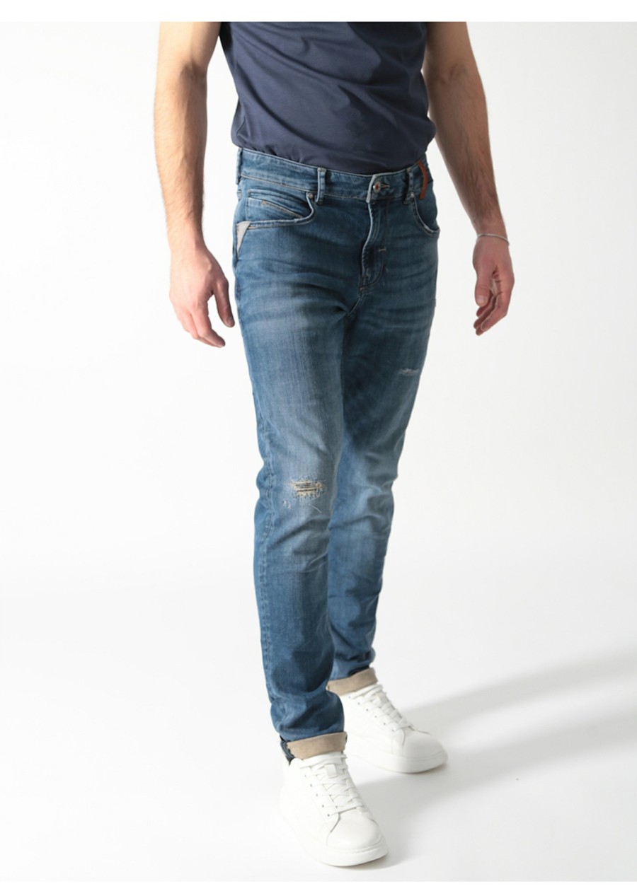 Herren MIRACLE OF DENIM | Ryder Regular Fit / Ryder Regular Fit Jeansin Number Blue