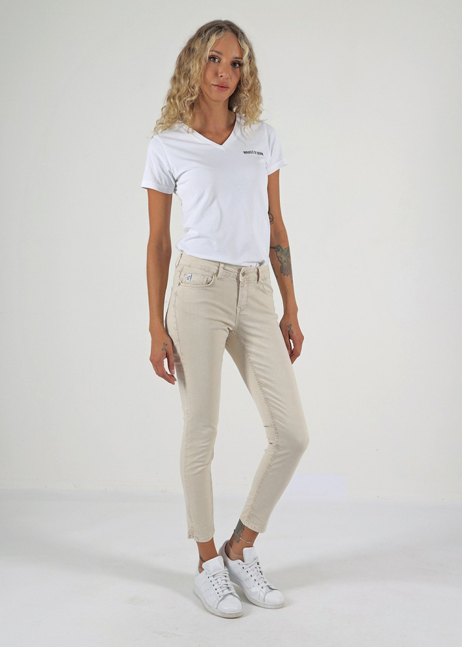 Damen MIRACLE OF DENIM | Rea Regular Fit / Jeansin Beige