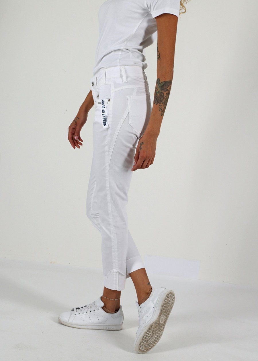 Damen MIRACLE OF DENIM | Rita Regular Fit / Jeansin White