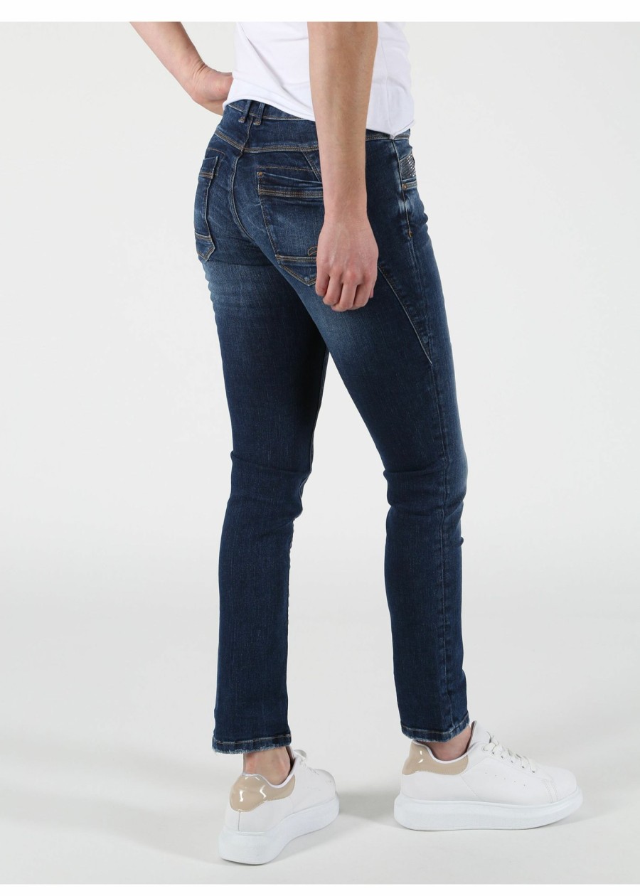 Damen MIRACLE OF DENIM | Rea Regular / Regular Fit Jeansin Puno Blue