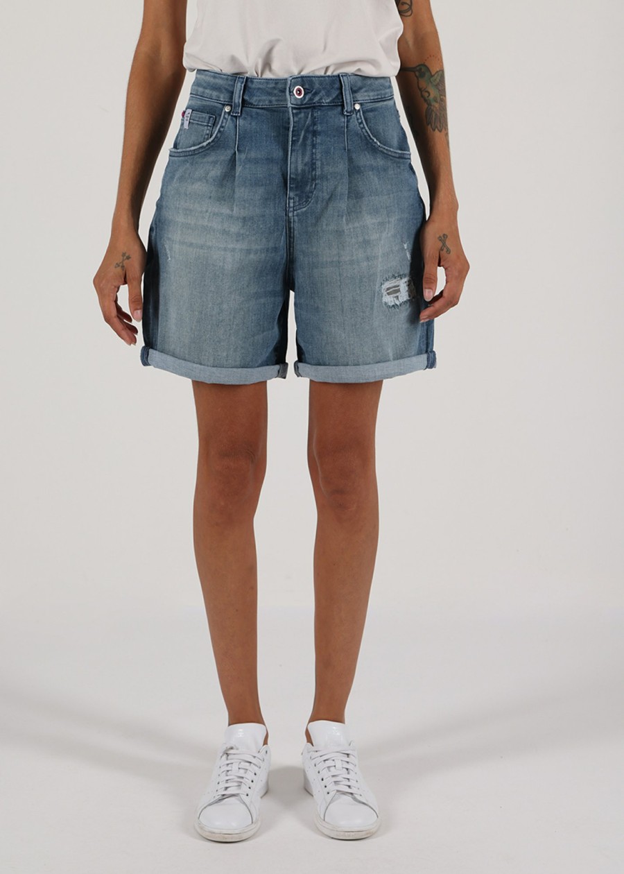 Damen MIRACLE OF DENIM | Irma Shorts / Damen Shortin Roast Blue