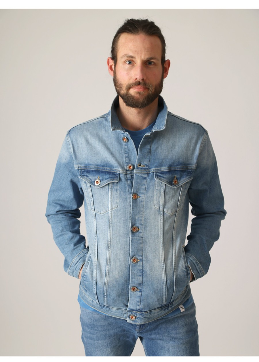 Herren MIRACLE OF DENIM | James Jeans Jacke / James Jeans Jackein Albatross Blue