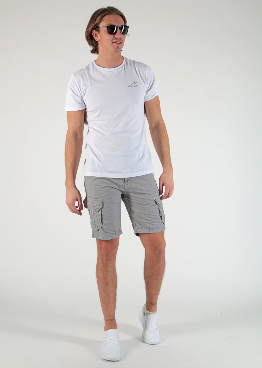 Herren MIRACLE OF DENIM | Gent Cargo Shorts / Cargo Bermudain Grey Check