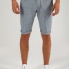 Herren MIRACLE OF DENIM | Thomas Shorts / Jeans Shortsin Navy Stripe