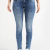 Damen MIRACLE OF DENIM | Ellen Skinny Jeans / Skinny Fit Jeans Im 5-Pocket-Stylein Spring Blue