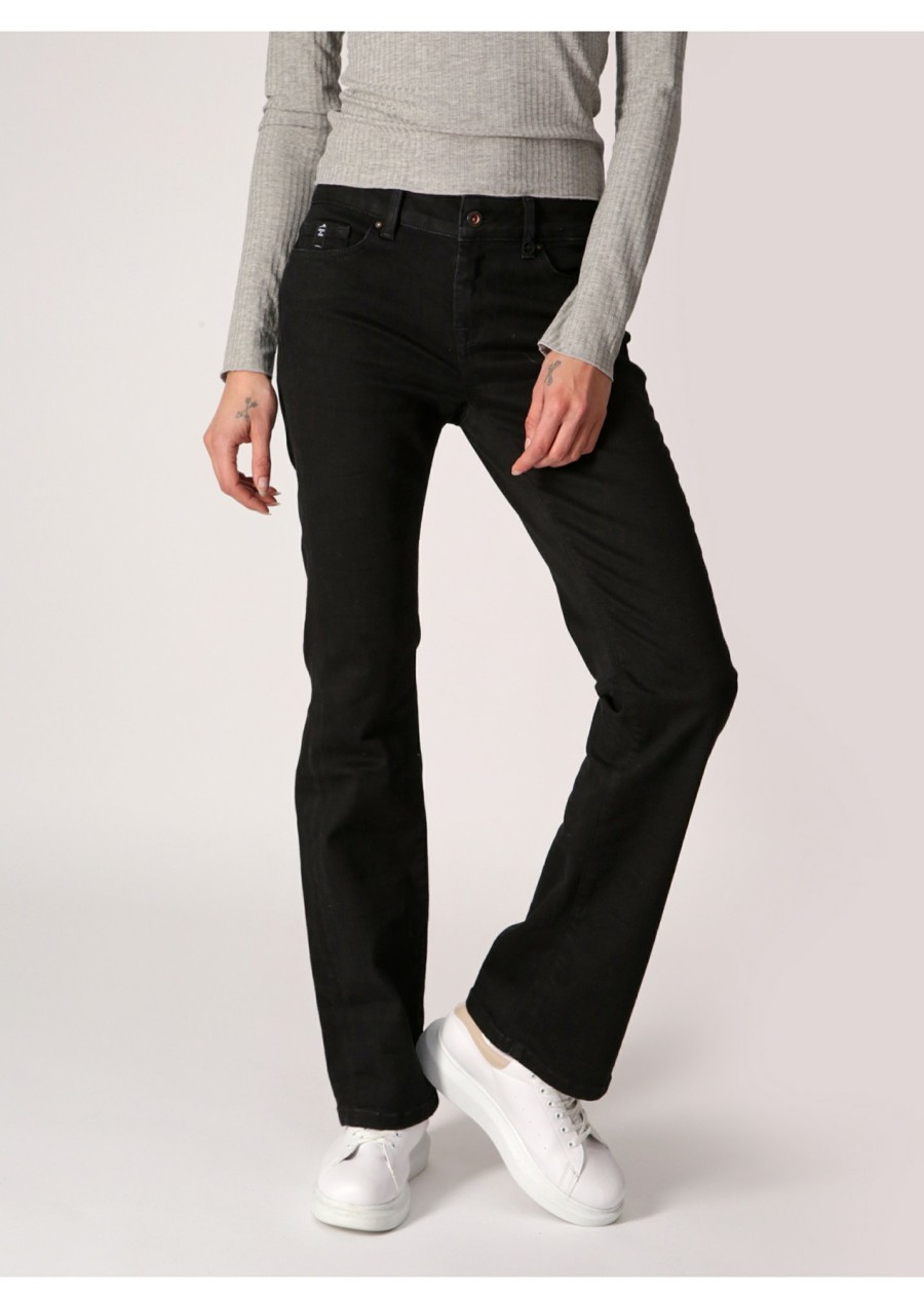 Damen MIRACLE OF DENIM | Sina Bootcut / Sina Bootcut Fit Jeansin Black