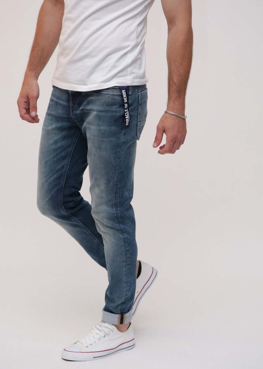 Herren MIRACLE OF DENIM | Marcel Slim / Marcel Slim Fitin Sparrow Blue Jogg