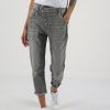 Damen MIRACLE OF DENIM | Iris Boy Fit / Jeansin Puzzling Grey