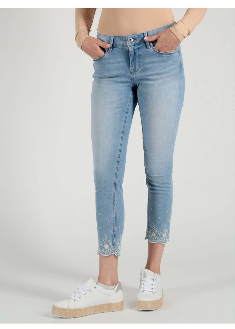 Damen MIRACLE OF DENIM | Sina Skinny / Skinny Fit Jeansin Midland Blue