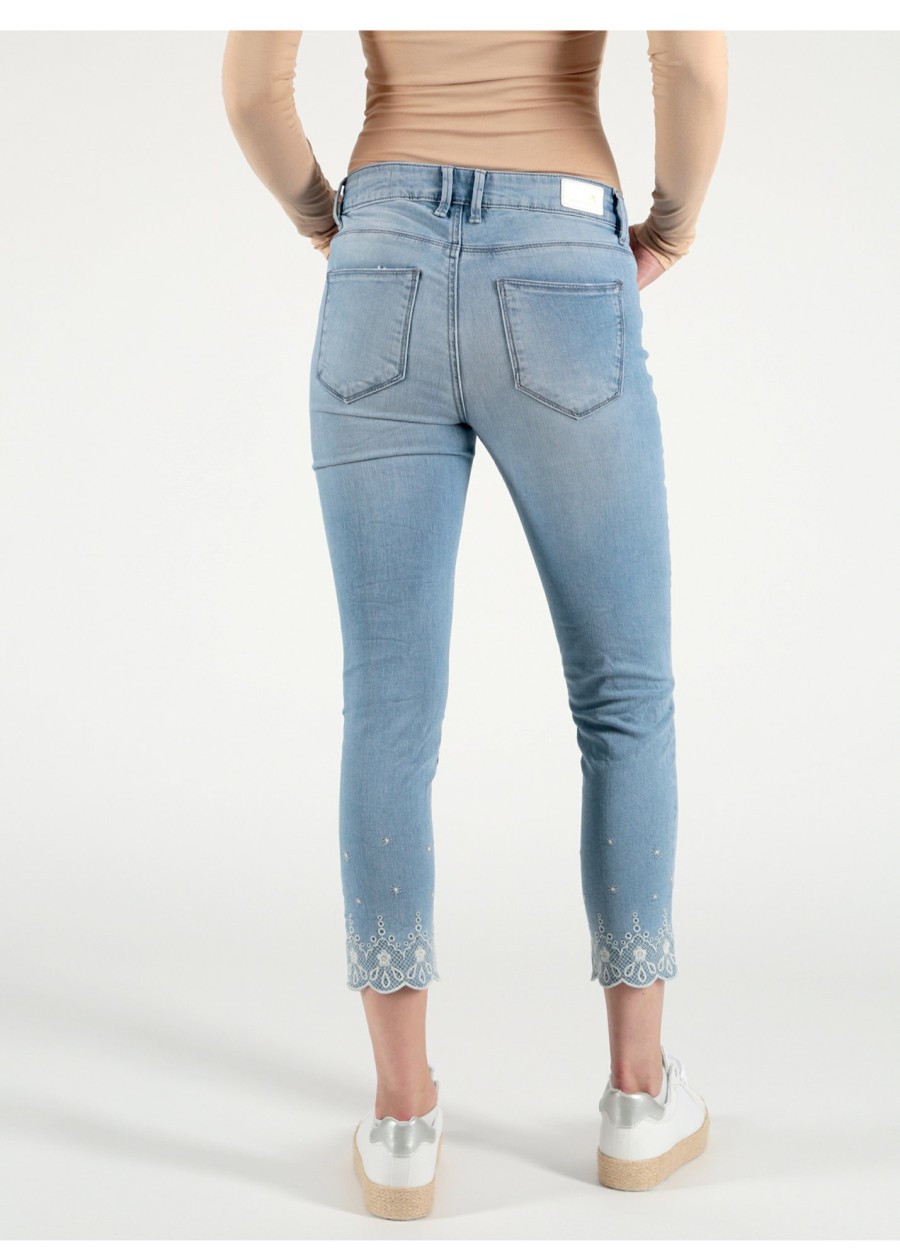 Damen MIRACLE OF DENIM | Sina Skinny / Skinny Fit Jeansin Midland Blue