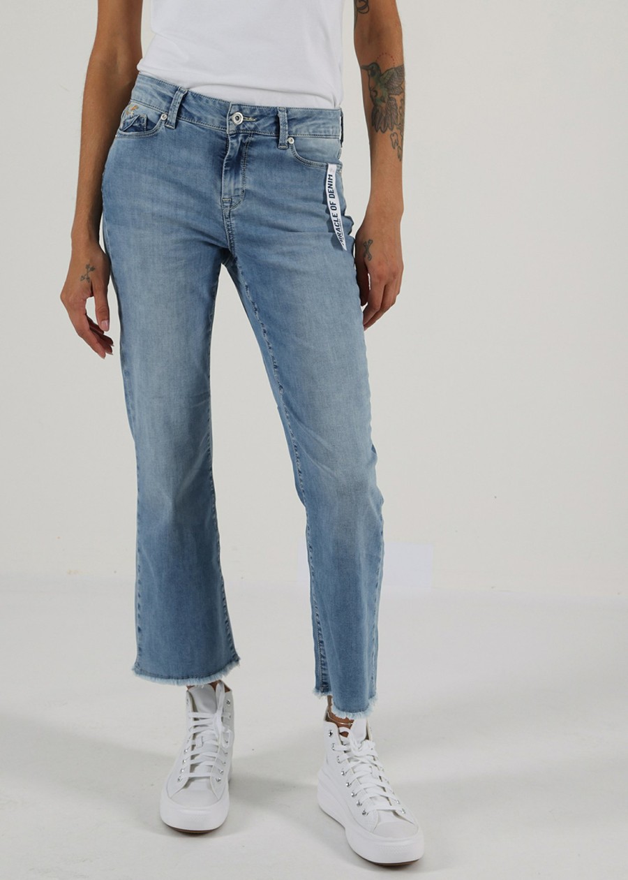 Damen MIRACLE OF DENIM | Sina Flared / Jeansin Proper Blue