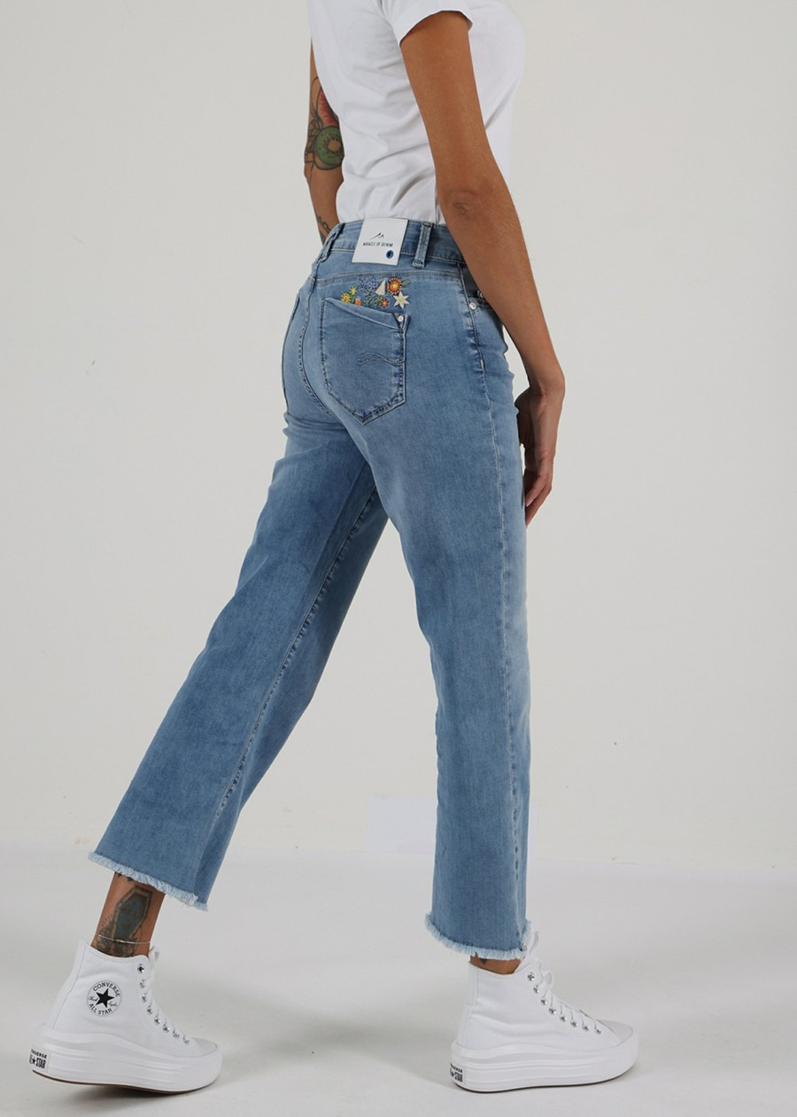 Damen MIRACLE OF DENIM | Sina Flared / Jeansin Proper Blue