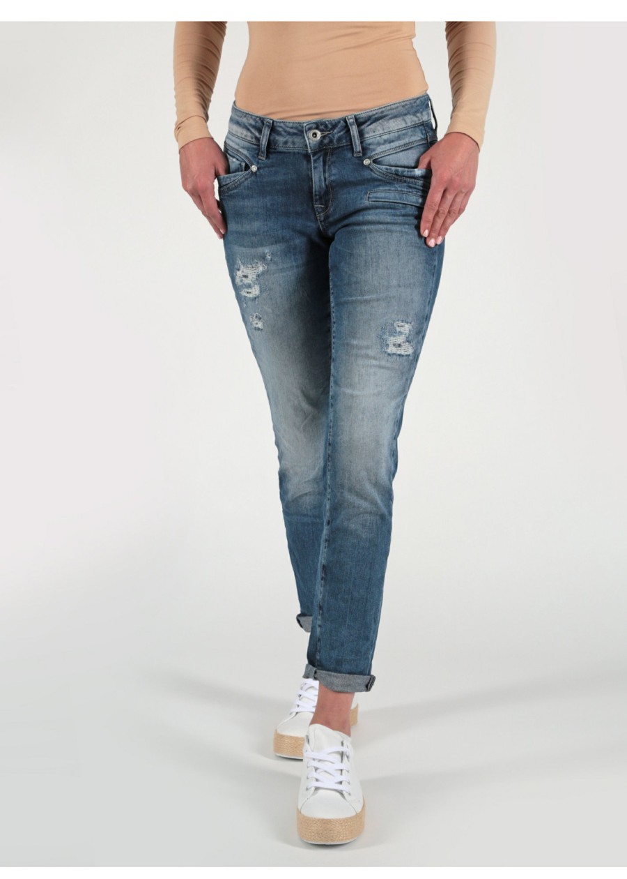 Damen MIRACLE OF DENIM | Suzy Skinny Jeans / Skinny Fit Jeansin Zanora Blue