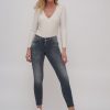 Damen MIRACLE OF DENIM | Ellen Skinny Jeans / Skinny Fit Jeans Im 5-Pocket-Stylein Tura Grey