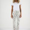 Damen MIRACLE OF DENIM | Daisy Comfort Straight / Jeansin Tropical Print