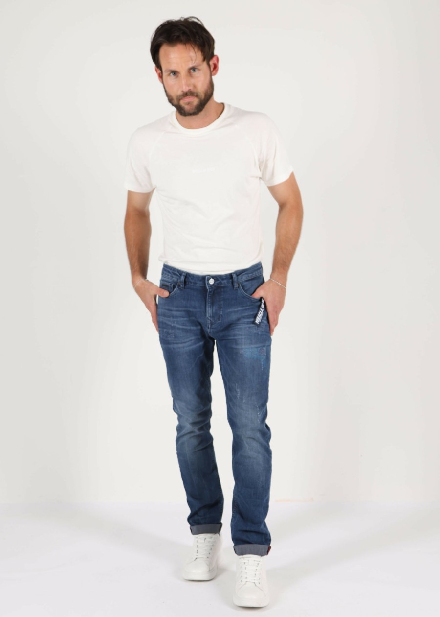 Herren MIRACLE OF DENIM | Cornell Regular Fit / 5 Pocket Denimin Rotation Blue