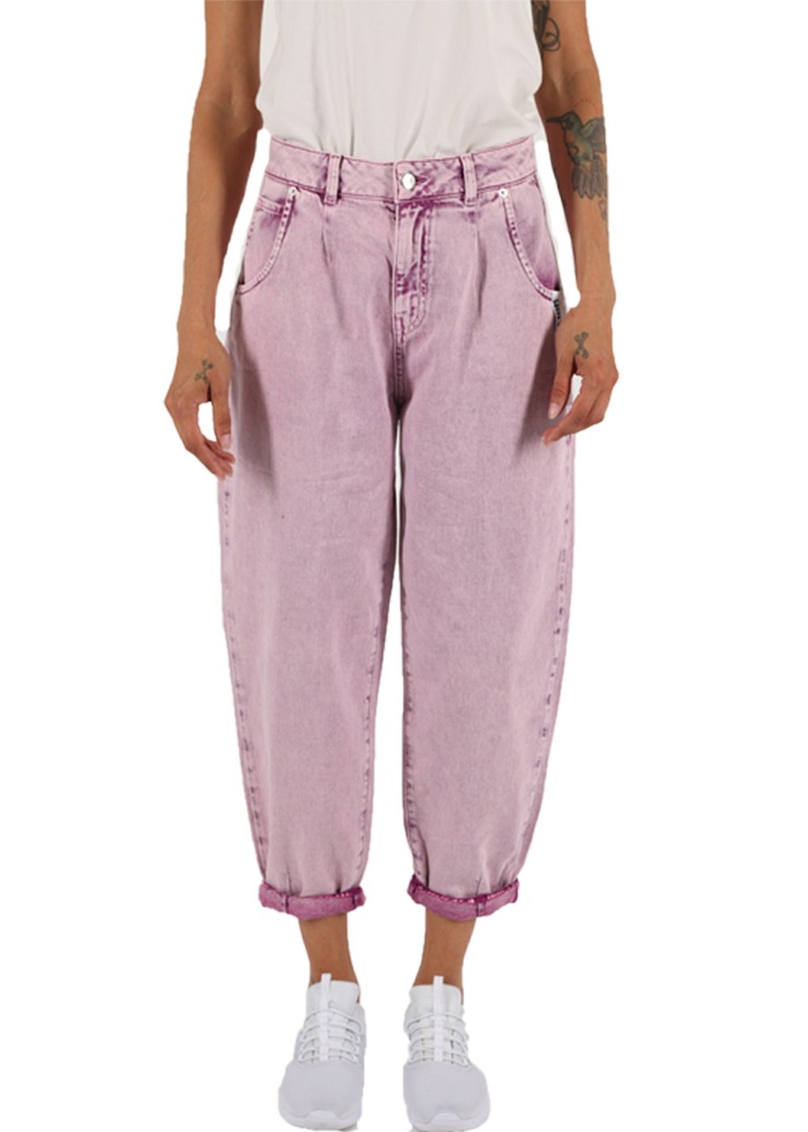 Damen MIRACLE OF DENIM | Coco Ballon Fit / 5 Poket Hosein Panther Pink