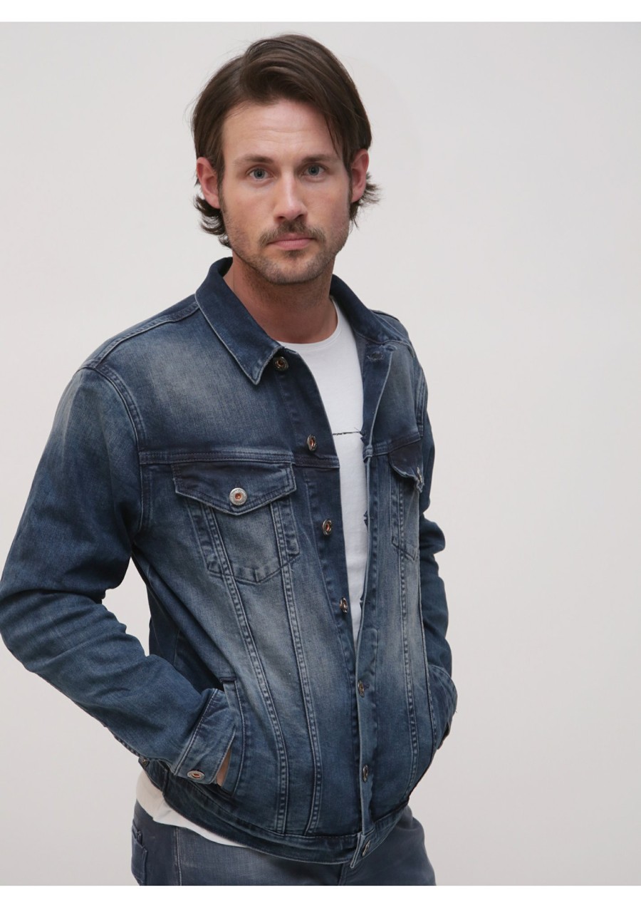 Herren MIRACLE OF DENIM | James Jeans Jacke / James Jeans Jackein Iwaki Blue