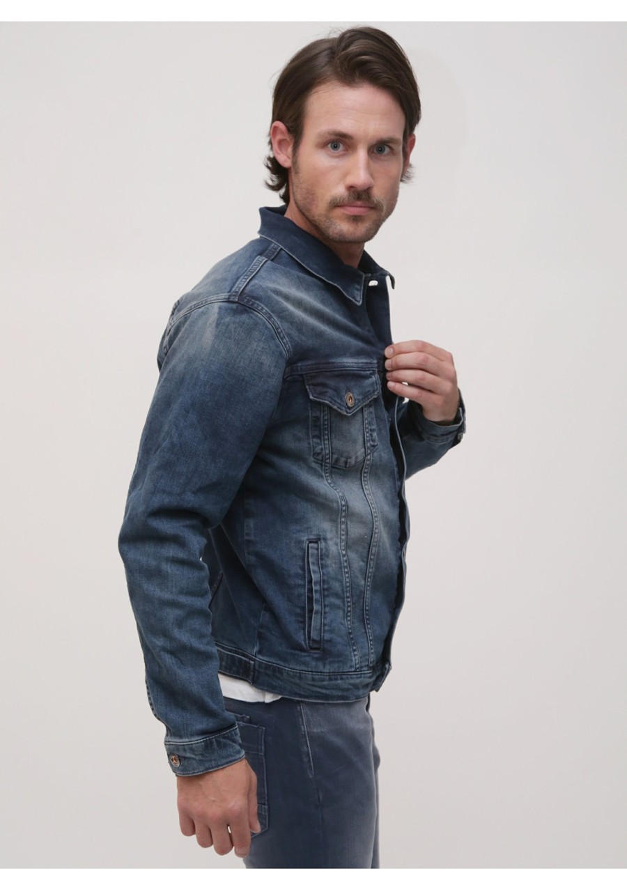 Herren MIRACLE OF DENIM | James Jeans Jacke / James Jeans Jackein Iwaki Blue