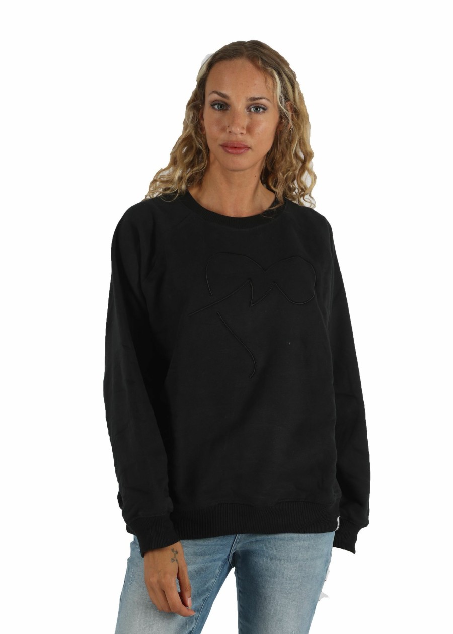 Damen MIRACLE OF DENIM | Au23-Sw340 / Sweatshirtin Black