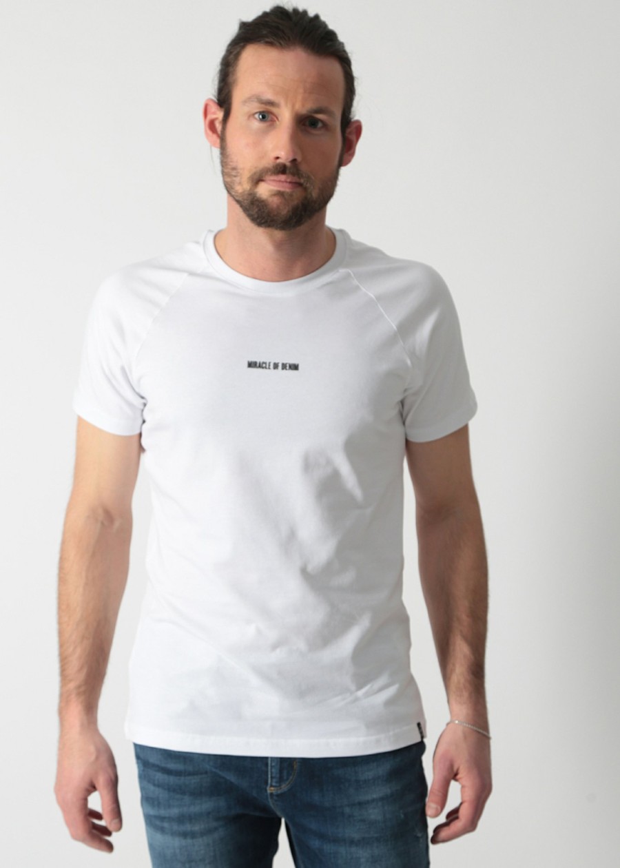 Herren MIRACLE OF DENIM | Logo T-Shirt / T-Shirtin White