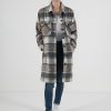 Damen MIRACLE OF DENIM | Au23-Bl305 / Hemdjackein Beige Grey Check