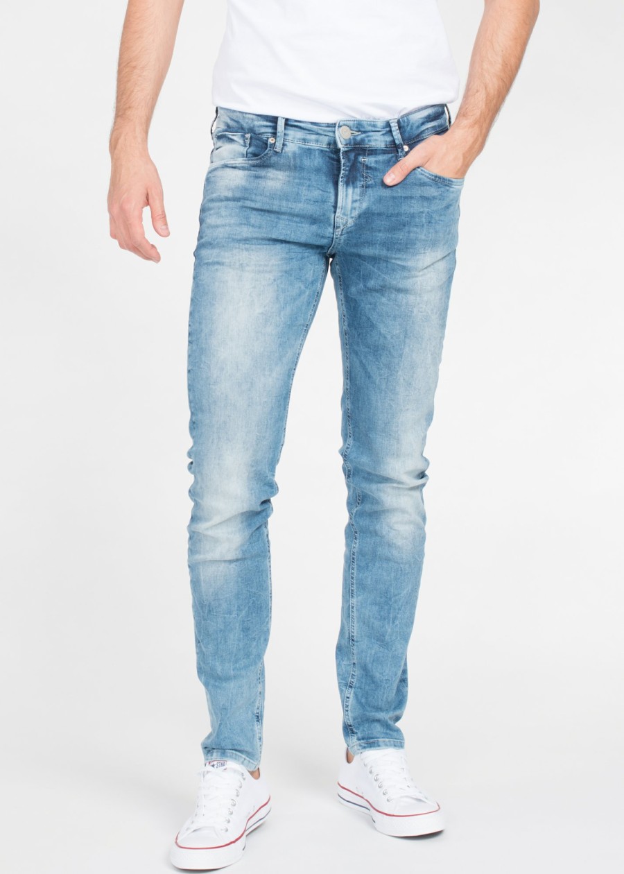 Herren MIRACLE OF DENIM | Marcel / Slim Fit Jeans Im 5-Pocket-Stylein Forever Blue