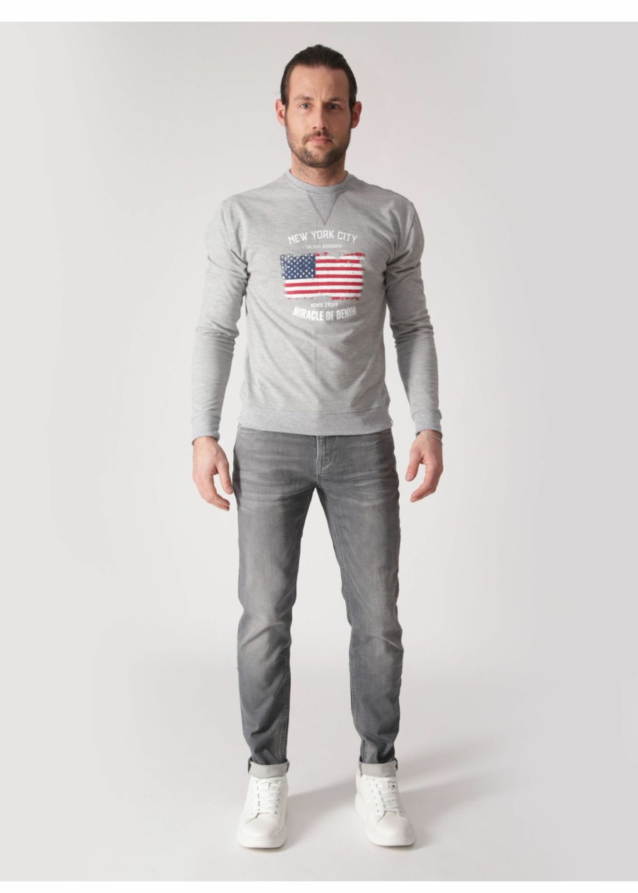 Herren MIRACLE OF DENIM | Marcel Slim / Marcel Slim Fit Jeansin Medus Grey Jogg