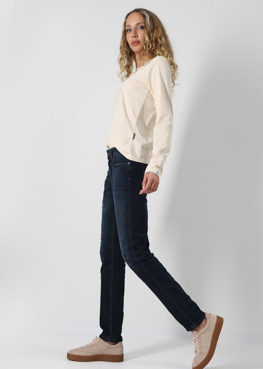 Damen MIRACLE OF DENIM | Monika Slim Fit / 5 Pocket Denimin Train Blue