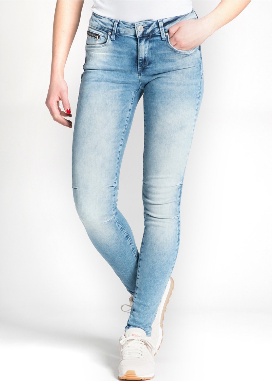 Damen MIRACLE OF DENIM | Eva / Skinny Fit Jeansin Mirtoon Blue