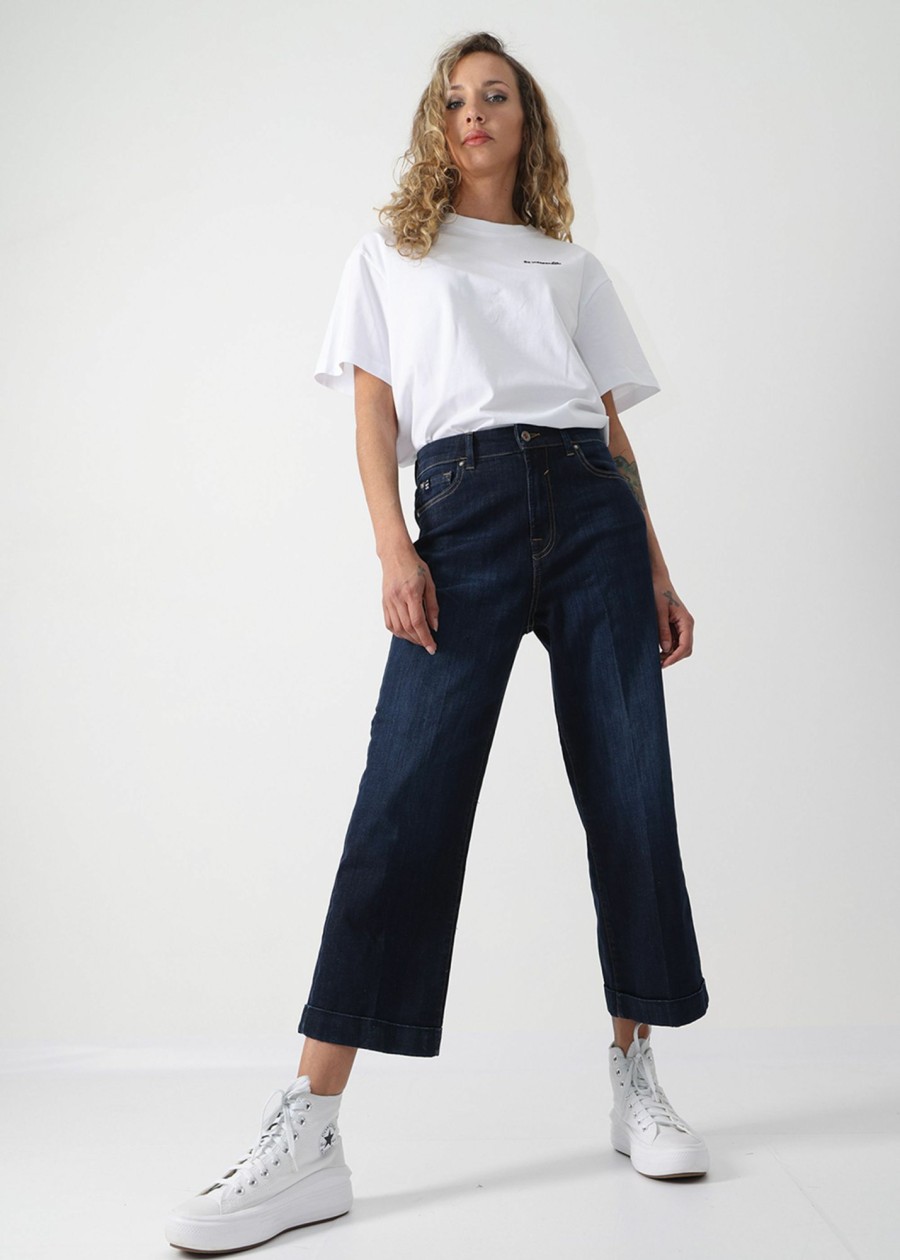 Damen MIRACLE OF DENIM | Nairobi Culotte / Culottein Trillion Blue