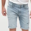 Herren MIRACLE OF DENIM | Joshua Shorts / Joshua Shortsin Indigo Stripe