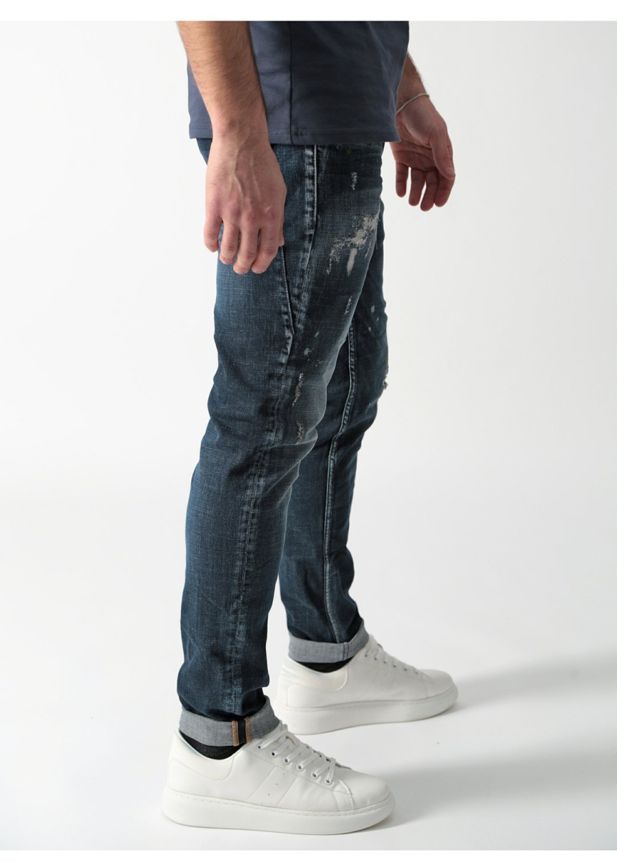 Herren MIRACLE OF DENIM | Mario Slim Fit / Mario Slim Fit Jeansin Naturel Blue