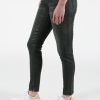 Damen MIRACLE OF DENIM | Sina Skinny / Skinny Fit Jeansin Green Coated