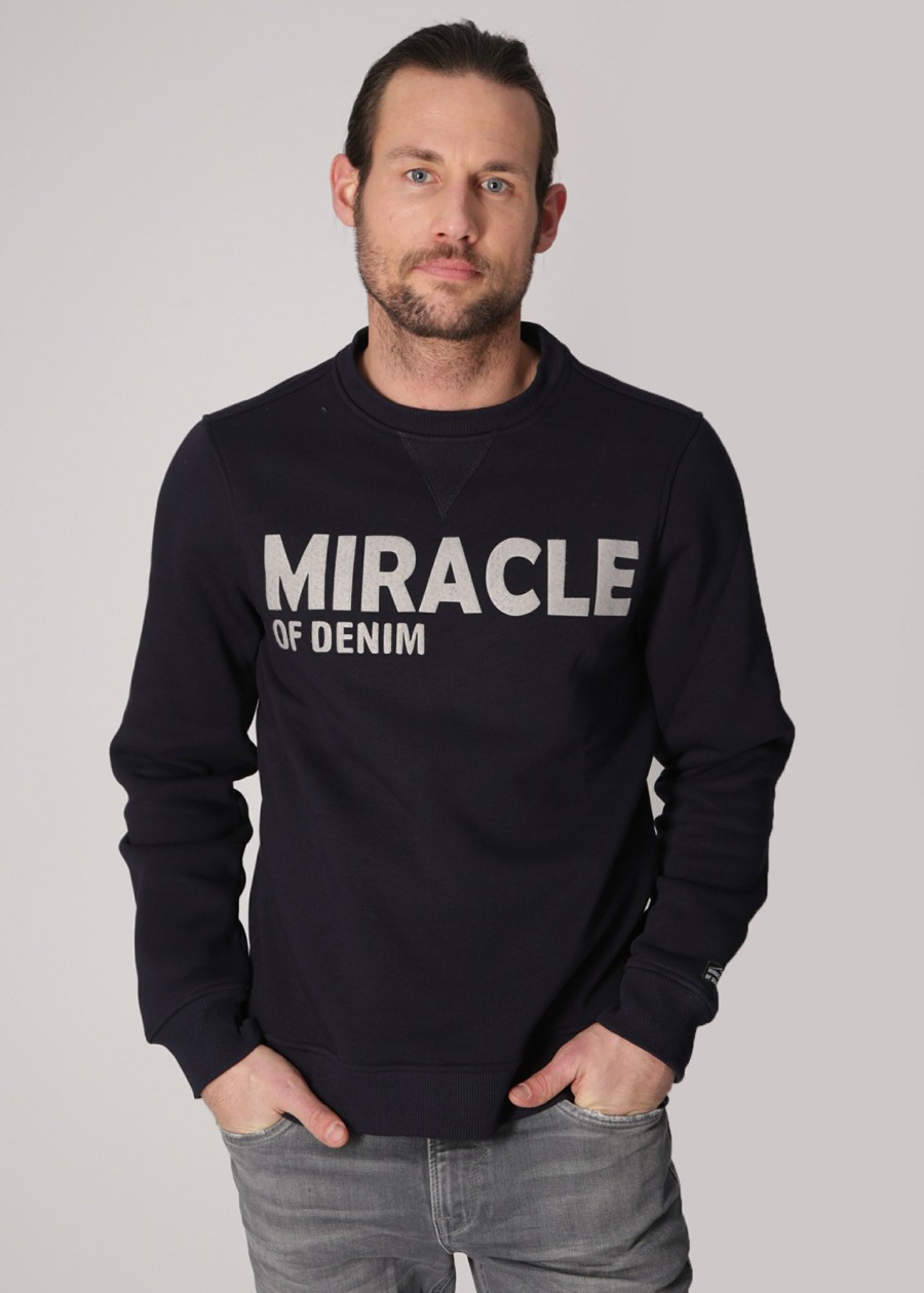 Herren MIRACLE OF DENIM | Sweatshirt / Sweatshirtin Franch Navy