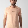 Herren MIRACLE OF DENIM | Logo T-Shirt / T-Shirtin Peach