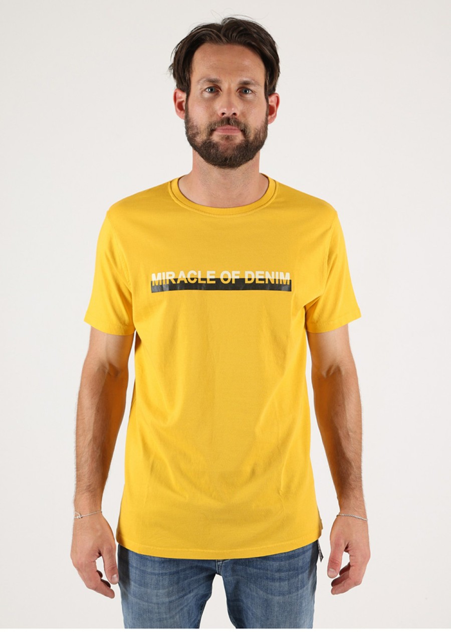 Herren MIRACLE OF DENIM | Logo T-Shirt / Herren T-Shirtin Banana Yellow