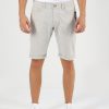 Herren MIRACLE OF DENIM | Thomas Shorts / Jeans Shortsin Light Grey Stripe