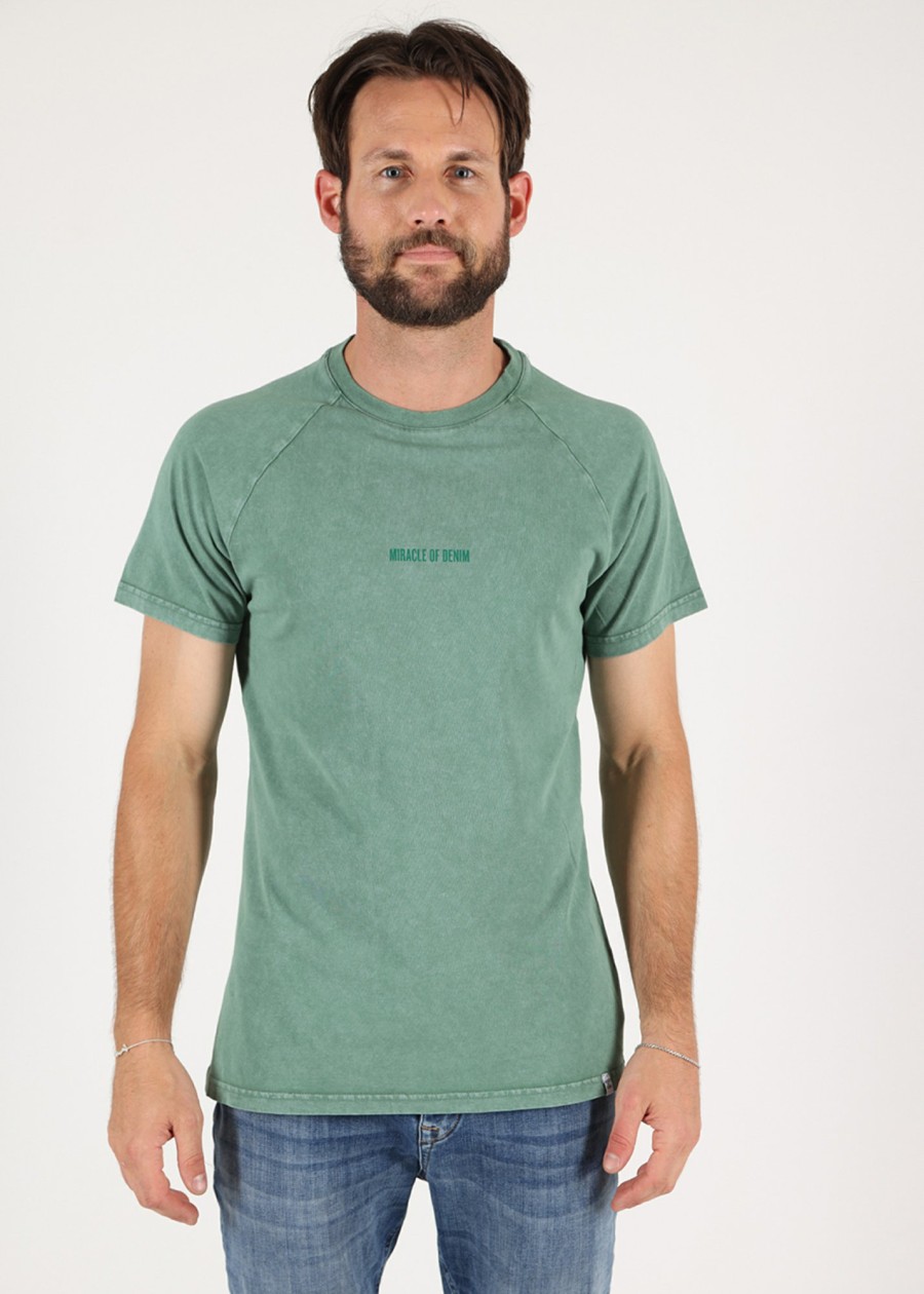 Herren MIRACLE OF DENIM | Sp23-Ts896 / Herren T-Shirtin Froggy Green