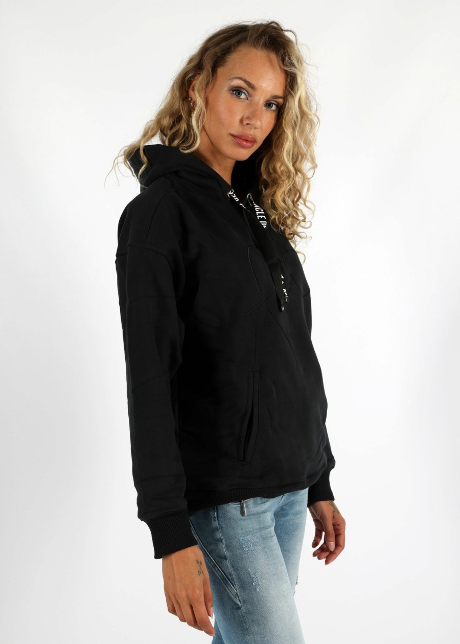 Damen MIRACLE OF DENIM | Au23-Sw334 / Sweatshirtin Black