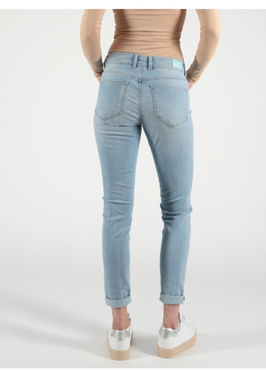 Damen MIRACLE OF DENIM | Sina Skinny / Skinny Fit Jeansin Oregon Blue